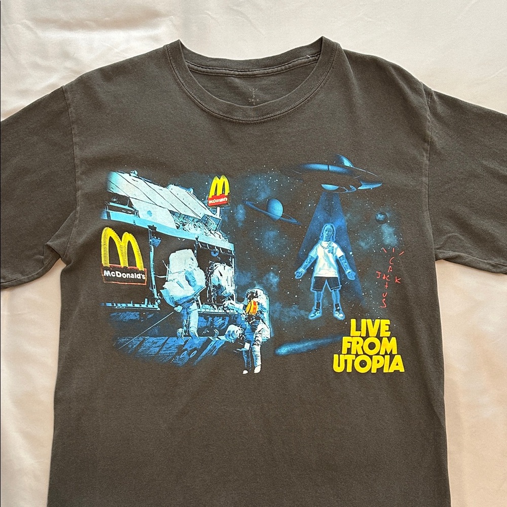 Travis Scott Cactus Jack x McDonald’s Limited Utopia Tour Shirt Men’s Medium